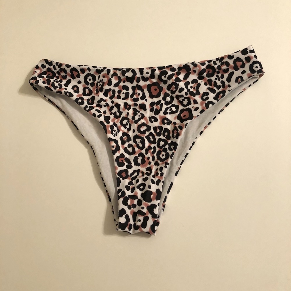 Leopard Print Bikini Bottoms